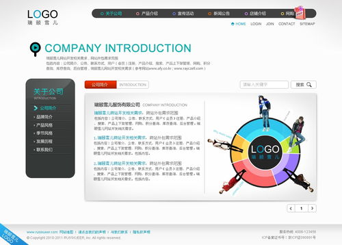瑞頤雪兒網(wǎng)站及集團(tuán)前臺與登錄系統(tǒng)設(shè)計制作方案